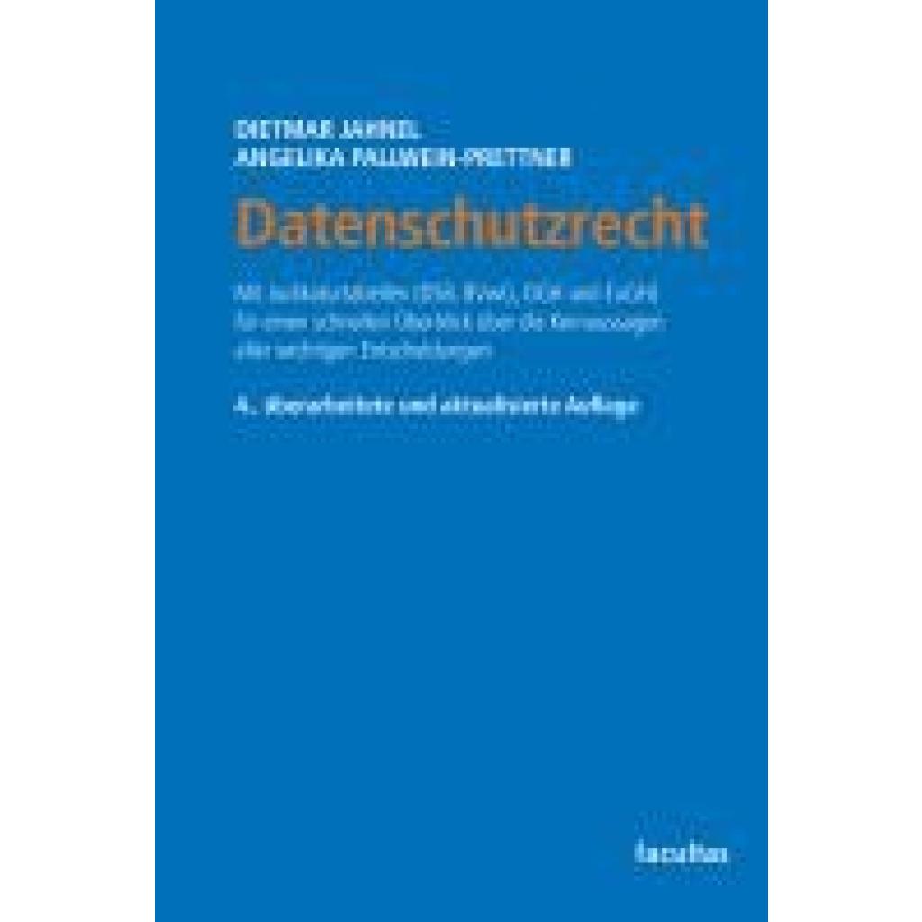 9783708925035 - Jahnel Dietmar Datenschutzrecht