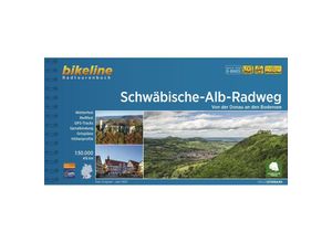 9783711101211 - Bikeline Radtourenbücher   Schwäbische Alb Radweg Kartoniert (TB)