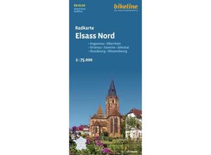 9783711101402 - Radkarte Elsass Nord Karte (im Sinne von Landkarte)