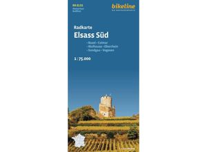 9783711101914 - Radkarte Elsass Süd Karte (im Sinne von Landkarte)