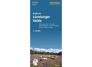 9783711102164 - Radkarte Lüneburger Heide Karte (im Sinne von Landkarte)