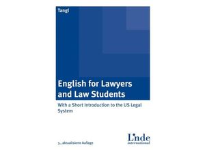 9783714302608 - English for Lawyers and Law Students - Astrid Tangl Kartoniert (TB)