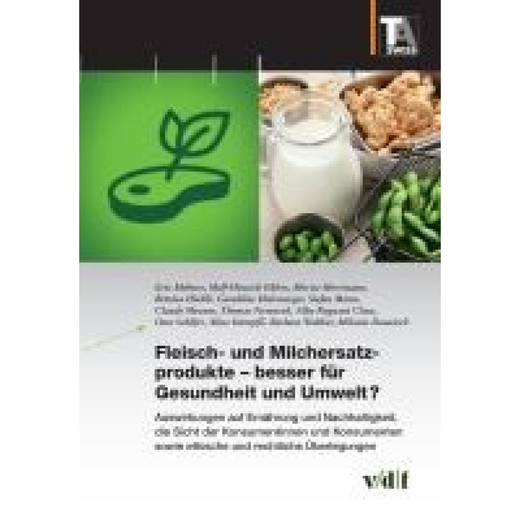 9783728141934 - Mehner Eric Fleisch- und Milchersatzprodukte - besser fu¿r Gesundheit und Umwelt?