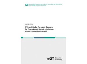 9783731501282 - Efficient Radar Forward Operator for Operational Data Assimilation within the COSMO-model - Yuefei Zeng Kartoniert (TB)