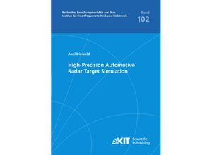 9783731512967 - High-Precision Automotive Radar Target Simulation - Axel Diewald Kartoniert (TB)