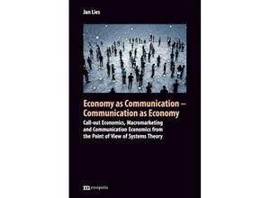 9783731615613 - Economy as Communication - Communication as Economy - Jan Lies Kartoniert (TB)