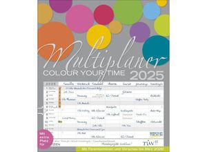 9783731877028 - Multiplaner - Colour your time 2025