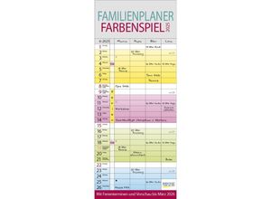 9783731877066 - Familienplaner Farbenspiel 2025