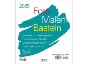 9783731877677 - Foto-Malen-Basteln Bastelkalender weiß 2025