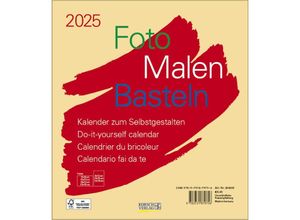 9783731879756 - Foto-Malen-Basteln Bastelkalender beige 2025