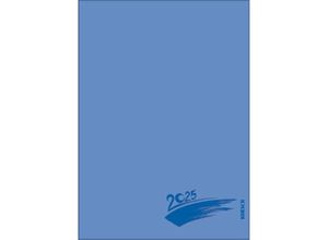 9783731879770 - Foto-Malen-Basteln Bastelkalender A5 blau 2025