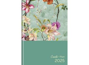 9783731881384 - Buchkalender Create & Plan Floral 2025