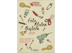 9783731882183 - Foto-Malen-Basteln Bastelkalender A4 Graspapier 2025