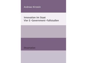 9783734538490 - Innovation im Staat - Andreas Kirstein Kartoniert (TB)