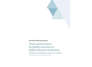 9783734576003 - Tools and Procedures for Quality Assurance in Higher Education Institutions - Petra Pistor Karl-Heinz Stammen Kartoniert (TB)