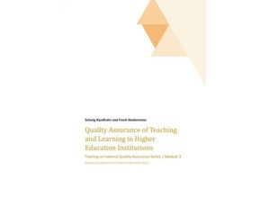 9783734576898 - Quality Assurance of Teaching and Learning in Higher Education Institutions - Solveig Randhahn Frank Niedermeier Kartoniert (TB)