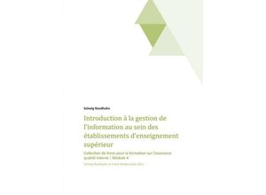 9783734577994 - Introduction à la gestion de linformation au sein des établissements denseignement - Solveig Randhahn Kartoniert (TB)