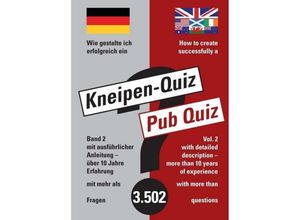 9783734582073 - How to create successfully a Pub Quiz - Sabine Marquardt Kartoniert (TB)