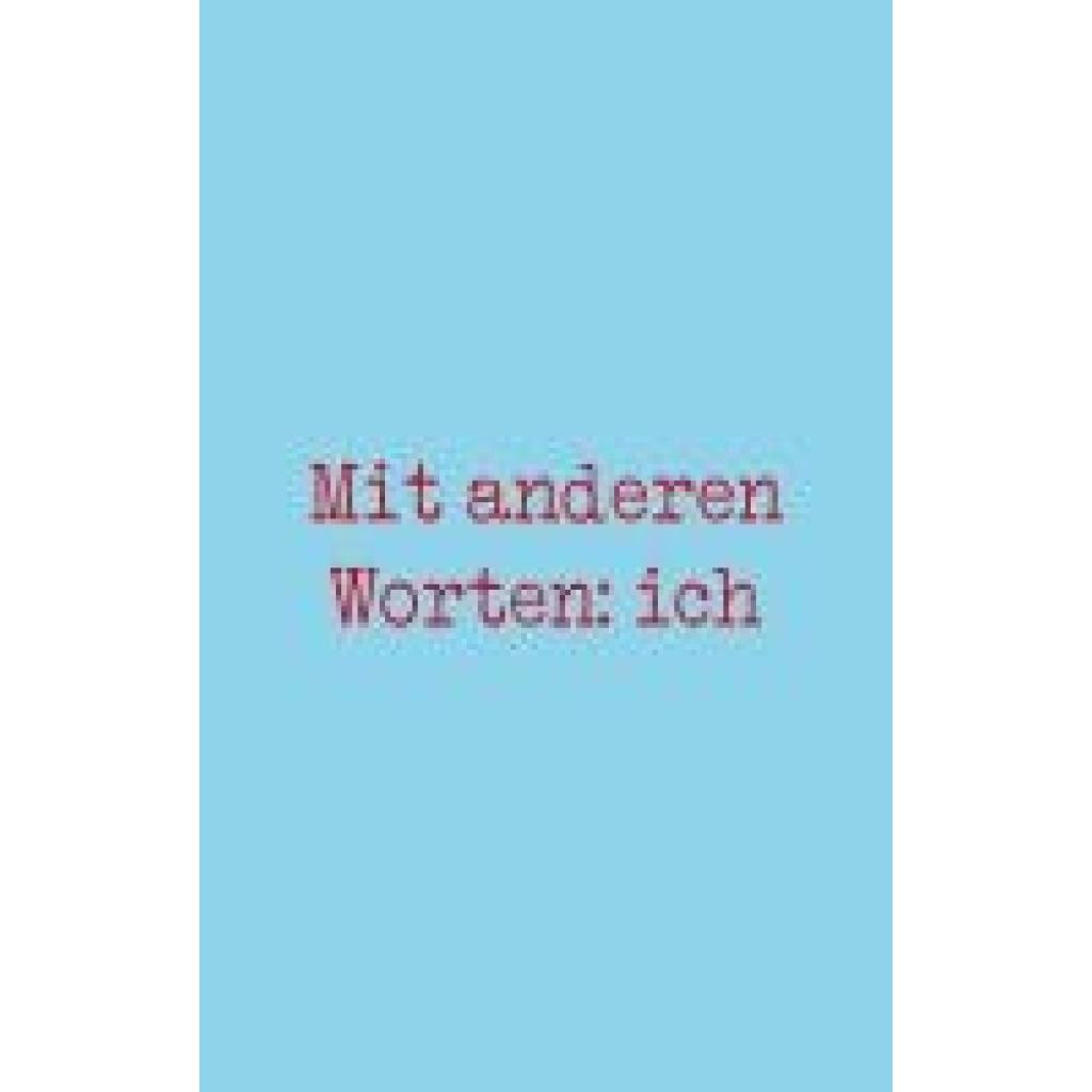 9783734882364 - Stone Tamara Ireland Mit anderen Worten ich