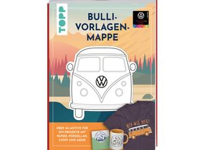 9783735850409 - VW Vorlagenmappe Bulli Die offizielle kreative Vorlagensammlung mit dem kultigen VW-Bus - Miriam Dornemann Kartoniert (TB)