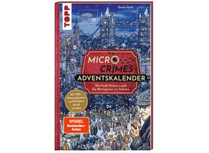 9783735851598 - Micro Crimes Adventskalender - Sherlock Holmes und die Blutspuren im Schnee Mit XXL-Wimmelposter und Stickern durch London (SPIEGEL Bestseller-Autor) - Gecko Keck Christian Weis Gebunden