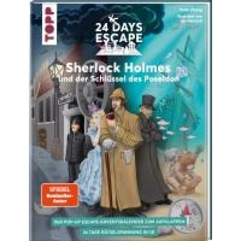 9783735852595 - Zhang Yoda 24 DAYS ESCAPE 3D Pop-Up-Adventskalender- Sherlock Holmes und der Schlüssel des Poseidon (SPIEGEL Bestseller-Autor)