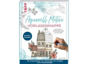 9783735880628 - Aquarell Motive Vorlagenmappe - Petra Heider Kartoniert (TB)