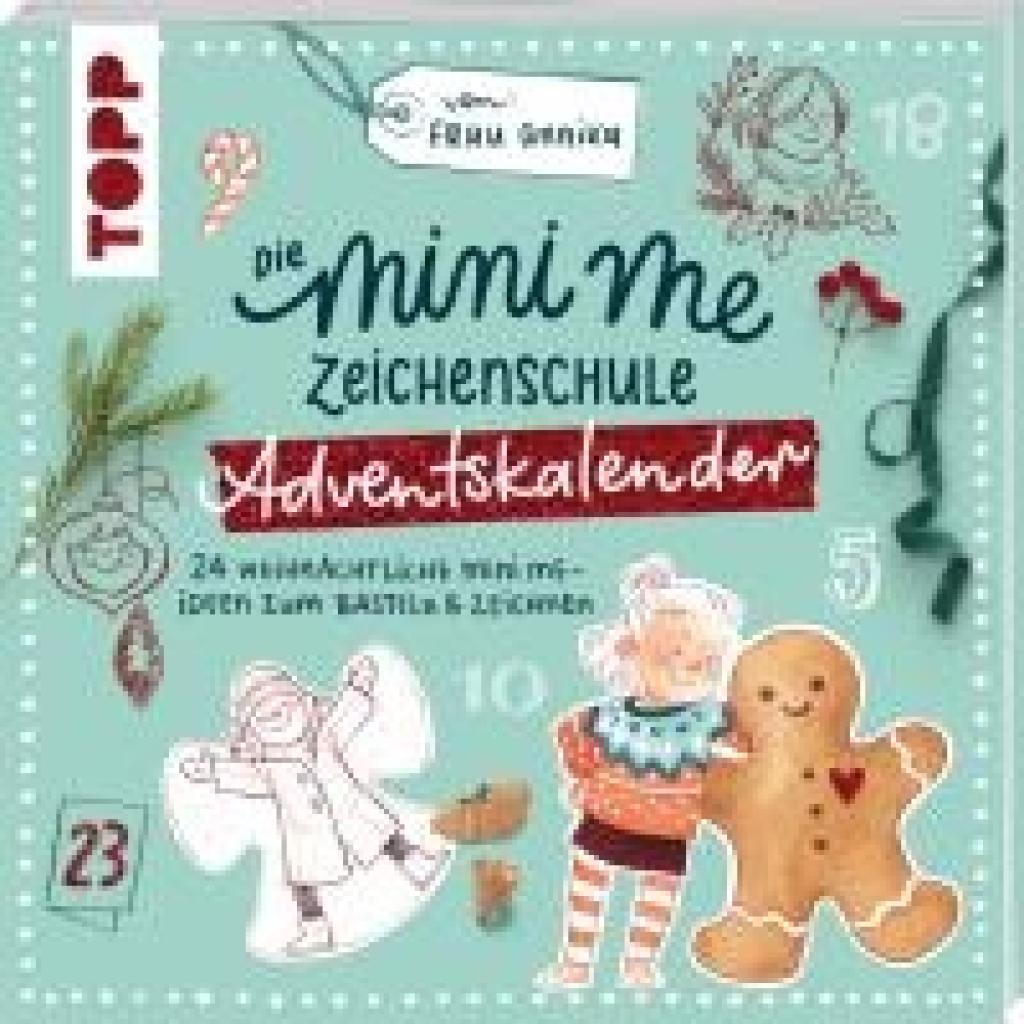 9783735881328 - Frau Annika Die Mini me Zeichenschule Adventskalender Frau Annika & ihr Papierfräulein Adventskalenderbuch