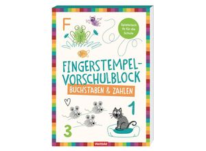 9783735891198 - Fingerstempelblock Zahlen & Buchstaben Hochwertige Broschur