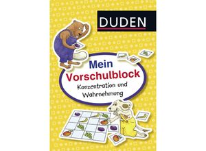 9783737333276 - Duden Mein Vorschulblock Konzentration und Wahrnehmung - Christina Braun Kartoniert (TB)