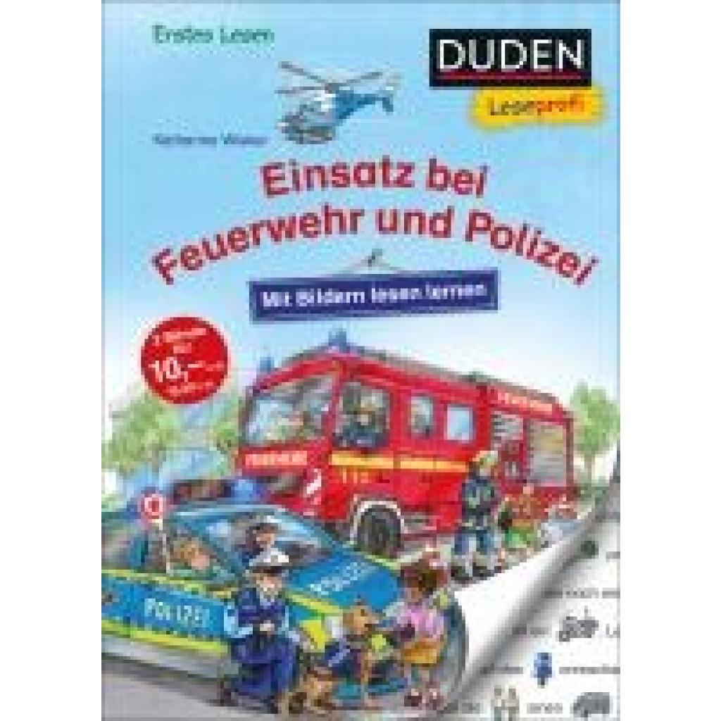 9783737336499 - Wieker Katharina Duden Leseprofi - Mit Bildern lesen lernen Einsatz bei Feuerwehr und Polizei