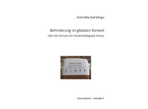 9783737526432 - acta empirica - nomade 2   Behinderung im globalen Kontext - Erich Otto Graf Kartoniert (TB)