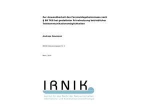 9783737550390 - IRNIK-Diskussionspapiere   IRNIK-Diskussionspapier Nr 3 - Andreas Neumann Kartoniert (TB)