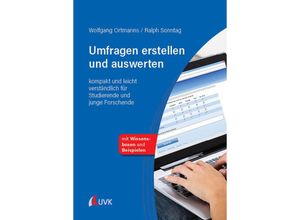 9783739832418 - Umfragen erstellen und auswerten - Wolfgang Ortmanns Ralph Sonntag Kartoniert (TB)