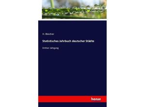 9783741123931 - Statistisches Jahrbuch deutscher Städte - H Bleicher Kartoniert (TB)