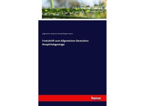9783741124020 - Festschrift zum Allgemeinen Deutschen Neuphilologentage - Allgemeiner Deutscher Neuphilologen-Verein Kartoniert (TB)
