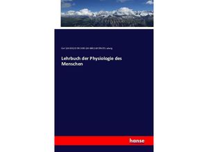 9783741127519 - Lehrbuch der Physiologie des Menschen - Carl Ludwig Kartoniert (TB)