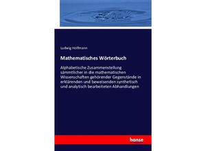 9783741142901 - Mathematisches Wörterbuch - Ludwig Hoffmann Kartoniert (TB)