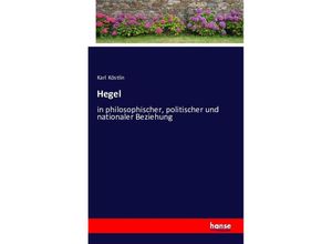 9783741156908 - Hegel - Karl Köstlin Kartoniert (TB)