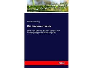 9783741159060 - Das Landarmenwesen - Emil Münsterberg Kartoniert (TB)