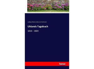 9783741187315 - Uhlands Tagebuch - Julius von Hartmann Kartoniert (TB)