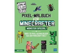 9783741527555 - Pixel-Malbuch für Minecrafter - Monster Spezial - Über 70 Pixel-Ausmalbilder aus der Minecraft-Welt Kartoniert (TB)