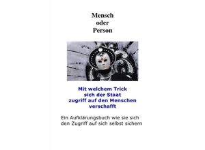 9783741868528 - Mensch oder Person - Peter Frühwald Kartoniert (TB)