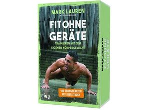 9783742309105 - Fit ohne Geräte - Kartenset 100 Übungskarten mit Begleitbuch - Mark Lauren Joshua Clark Taschenbuch