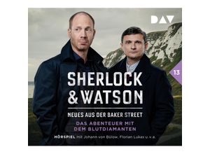 9783742428028 - Sherlock & Watson - Neues aus der Baker Street Das Abenteuer mit dem Blutdiamanten (Fall 13) 2 Audio-CD - Viviane Koppelmann (Hörbuch)