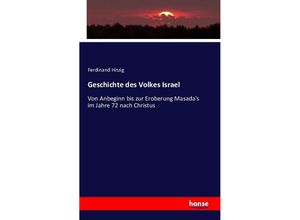 9783742800336 - Geschichte des Volkes Israel - Ferdinand Hitzig Kartoniert (TB)