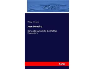 9783742859594 - Jean Lemaire - Philipp A Becker Kartoniert (TB)