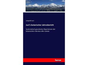 9783742865359 - Justs botanischer Jahresbericht Kartoniert (TB)