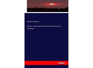 9783742889119 - Pergamos Untersuchungen über die Frühgeschichte Kleinasiens und Griechenlands von Dr Eduard Thraemer - Eduard Thraemer Kartoniert (TB)