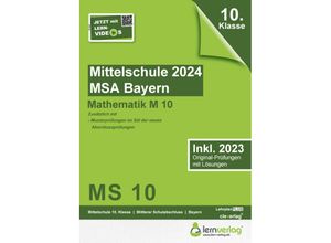 9783743001152 - Original-Prüfungen Mittelschule Bayern 2024 M10 Mathematik Kartoniert (TB)